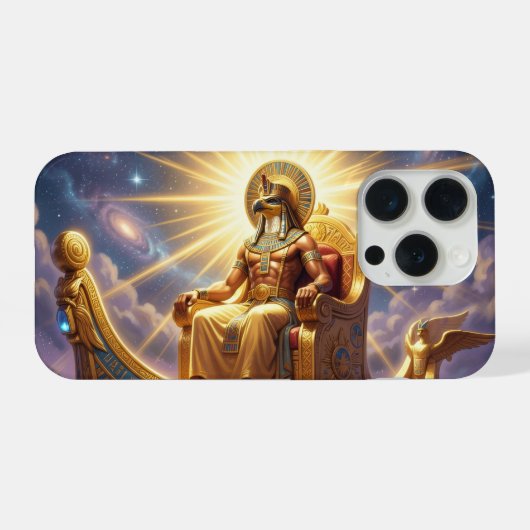 Ra – Egyptian Sun God´5 iPhone Hülle (Rückseite (Horizontal))