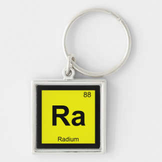 Ra - Periodisches Symbol für Radium Chemistry Schlüsselanhänger