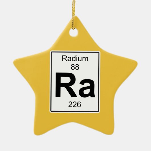 Ra - Radium Keramik Ornament (Vorne)