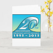 RAA-Jubiläumswag Karte (Gelbe Blume)