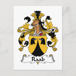 Raab Familienwappen Postkarte