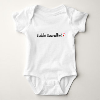 Raakhi Baandho Rakhsha Bandhan | Desi UrduHindi Baby Strampler