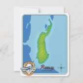 Raasay scotland Karte (Rückseite)