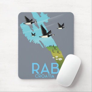 Rab Coratia Vintage Stilkarte Mousepad