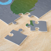 Rab Coratia Vintage Stilkarte Puzzle (Seite)