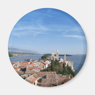 Rab Insel und Stadt Magnet