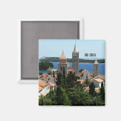 Rab, Landschaftsbild Kroatien Magnet (Vorderseite/Rückseite)