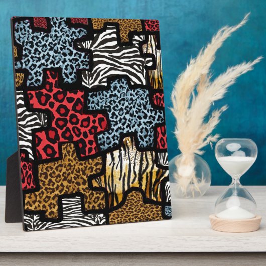 RAB Rockabilly Animal Print Puzzle Fotoplatte (Seite)