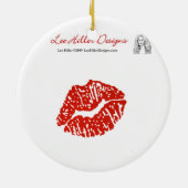 RAB Rockabilly Animal Print Puzzle Keramikornament (Hinten)