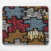 RAB Rockabilly Animal Print Puzzle Mousepad (Vorne)