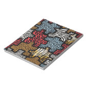 RAB Rockabilly Animal Print Puzzle Notizblock (Rotiert)