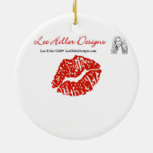 RAB Rockabilly Colorful Peacock Feathers Print Keramikornament (Hinten)