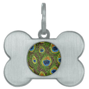 RAB Rockabilly Colorful Peacock Feathers Print Tiermarke