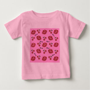 RAB Rockabilly Kirschküsse auf Rosa Baby T-shirt