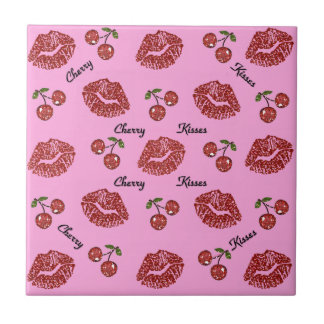 RAB Rockabilly Kirschküsse auf Rosa Fliese