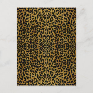 RAB Rockabilly Leopard Druckgeschenke Postkarte