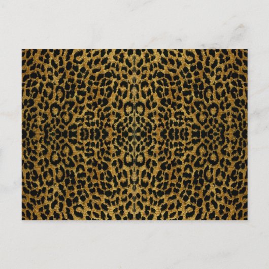 RAB Rockabilly Leopard Druckgeschenke Postkarte (Vorderseite)