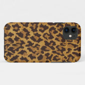 RAB Rockabilly Leopard Print Brown Gold Case-Mate iPhone Hülle (Rückseite (Horizontal))