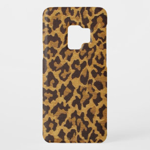RAB Rockabilly Leopard Print Brown Gold Case-Mate Samsung Galaxy S9 Hülle