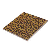 RAB Rockabilly Leopard Print Brown Gold Fliese (Seite)
