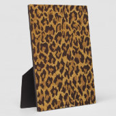 RAB Rockabilly Leopard Print Brown Gold Fotoplatte (Seite)