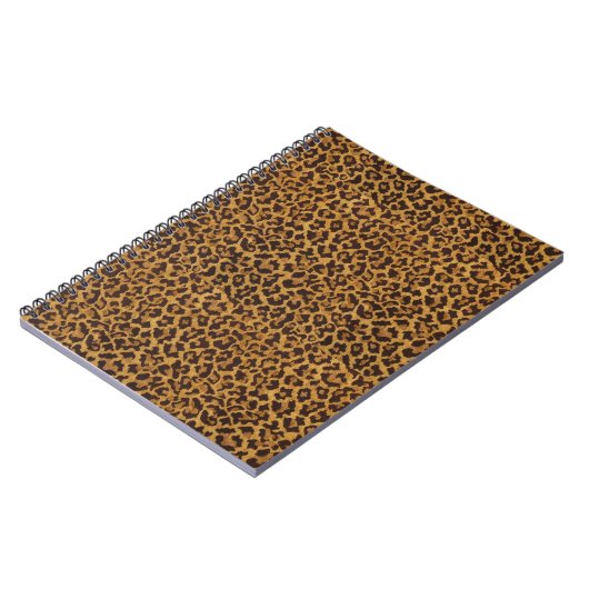 RAB Rockabilly Leopard Print Spiral Notebook Notizblock (Linke Seite)