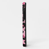RAB Rockabilly Pink Cheetah Print Case-Mate iPhone Hülle (Hinten/Links)