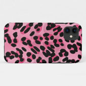 RAB Rockabilly Pink Cheetah Print Case-Mate iPhone Hülle (Rückseite (Horizontal))