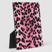RAB Rockabilly Pink Cheetah Print Fotoplatte (Seite)