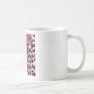 RAB Rockabilly Pink Cheetah Print Kaffeetasse