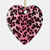 RAB Rockabilly Pink Cheetah Print Keramikornament (Rechts)