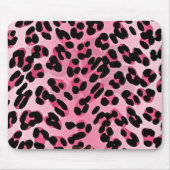 RAB Rockabilly Pink Cheetah Print Mousepad (Vorne)