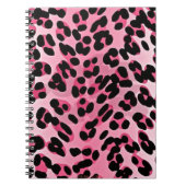 RAB Rockabilly Pink Cheetah Print Notizblock (Vorderseite)