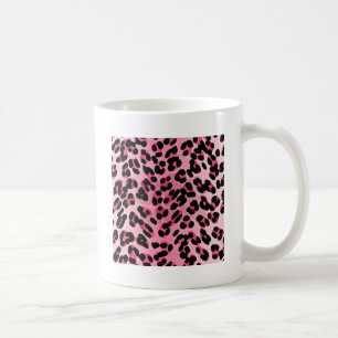 RAB Rockabilly Rosa Gepardtdruck Kaffeetasse
