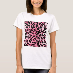 RAB Rockabilly Rosa Gepardtdruck T-Shirt