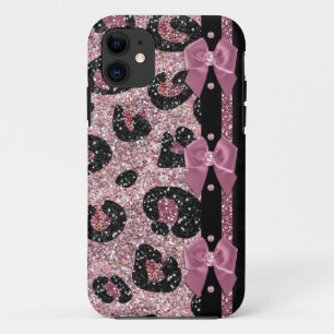 RAB Rockabilly Rosa Leopardenprint-Bandbögen Case-Mate iPhone Hülle