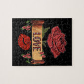RAB Rockabilly-Rose, Liebe & Lipstick Puzzle (Horizontal)