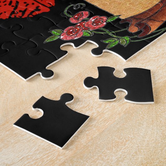 RAB Rockabilly-Rose, Liebe & Lipstick Puzzle (Seite)