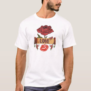 RAB Rockabilly Rosen, Liebe & Lippenstift T-Shirt