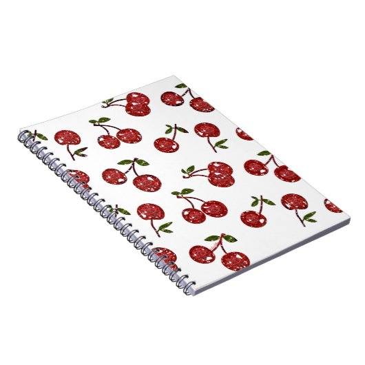 RAB Rockabilly, sehr Kirschkirschen auf Weiß Notizblock (Rechte Seite)