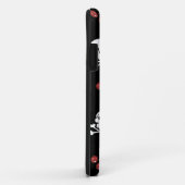RAB Rockabilly Skulls and Cherries on Black Case-Mate iPhone Hülle (Hinten/Rechts)