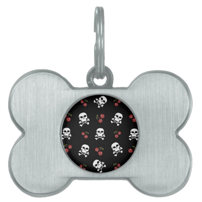 RAB Rockabilly Skulls and Cherries on Black Tiermarke (Vorderseite)
