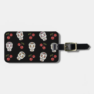 RAB Rockabilly Sugar Skulls Kirschen Kirschen auf  Gepäckanhänger