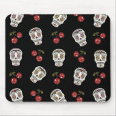 RAB Rockabilly Sugar Skulls Kirschen Kirschen auf Mousepad (Vorne)
