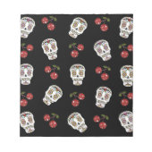 RAB Rockabilly Sugar Skulls Kirschen Kirschen auf Notizblock (Vorderseite)