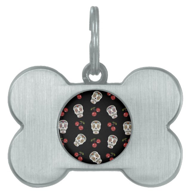 RAB Rockabilly Sugar Skulls Kirschen Kirschen auf  Tiermarke (Vorderseite)