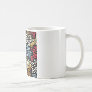 RAB Rockabilly Tierdruck-Puzzle Kaffeetasse