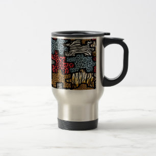 RAB Rockabilly Tierdruck-Puzzle Reisebecher