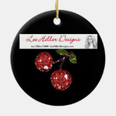 RAB Rockabilly Valentine Roses, Love & Lipstick Keramikornament (Hinten)