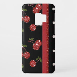RAB Rockabilly Very Cherry Cherries Black Case-Mate Samsung Galaxy S9 Hülle